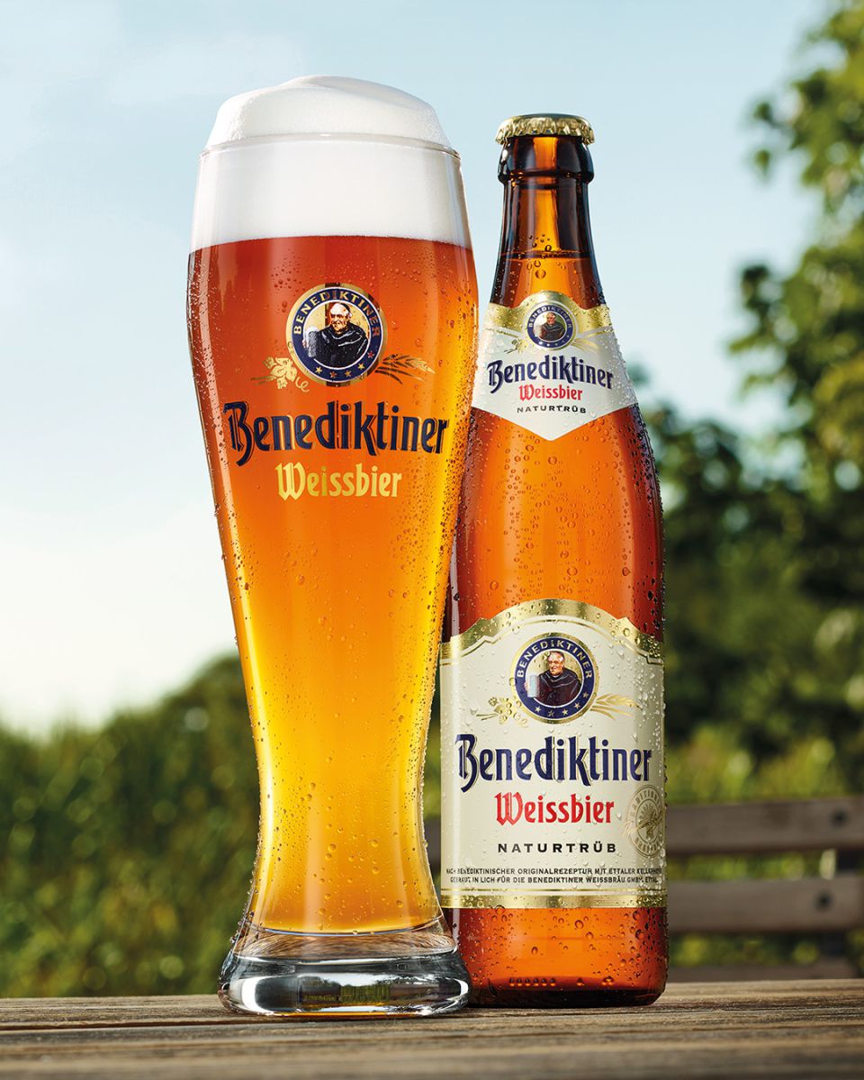 Bia Benediktiner Weissbier 5,4% chai 500ml